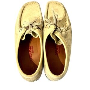Clarks‎ Women's Originals Leather Wallabee Moccasin Casual Shoes Gum Sole Sz 10M